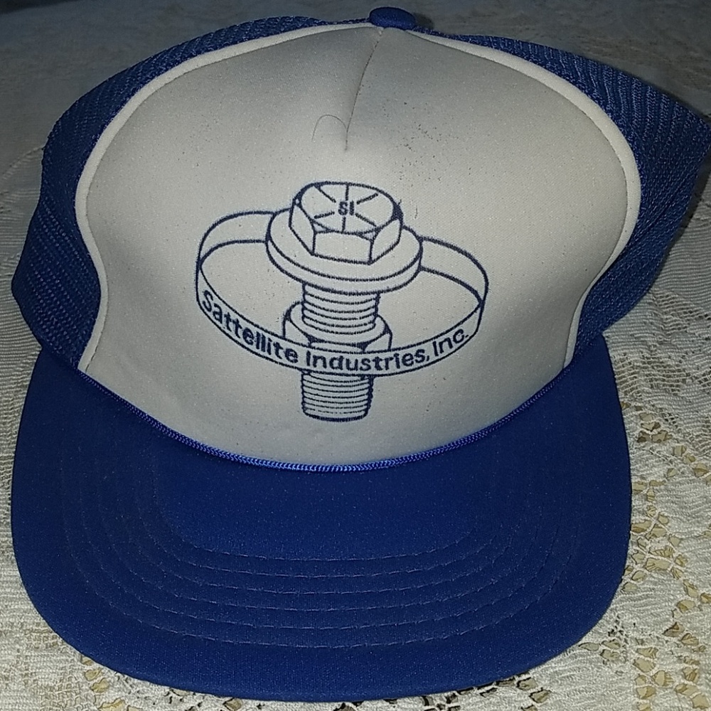 Vintage Construction logo Trucker hat